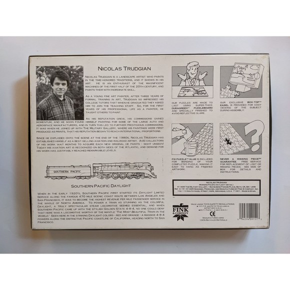 Nicholas Trudgian MORNING PACIFIC DAYLIGHT 1000 Piece Puzzle Southern Pacific - Picture 6 of 8